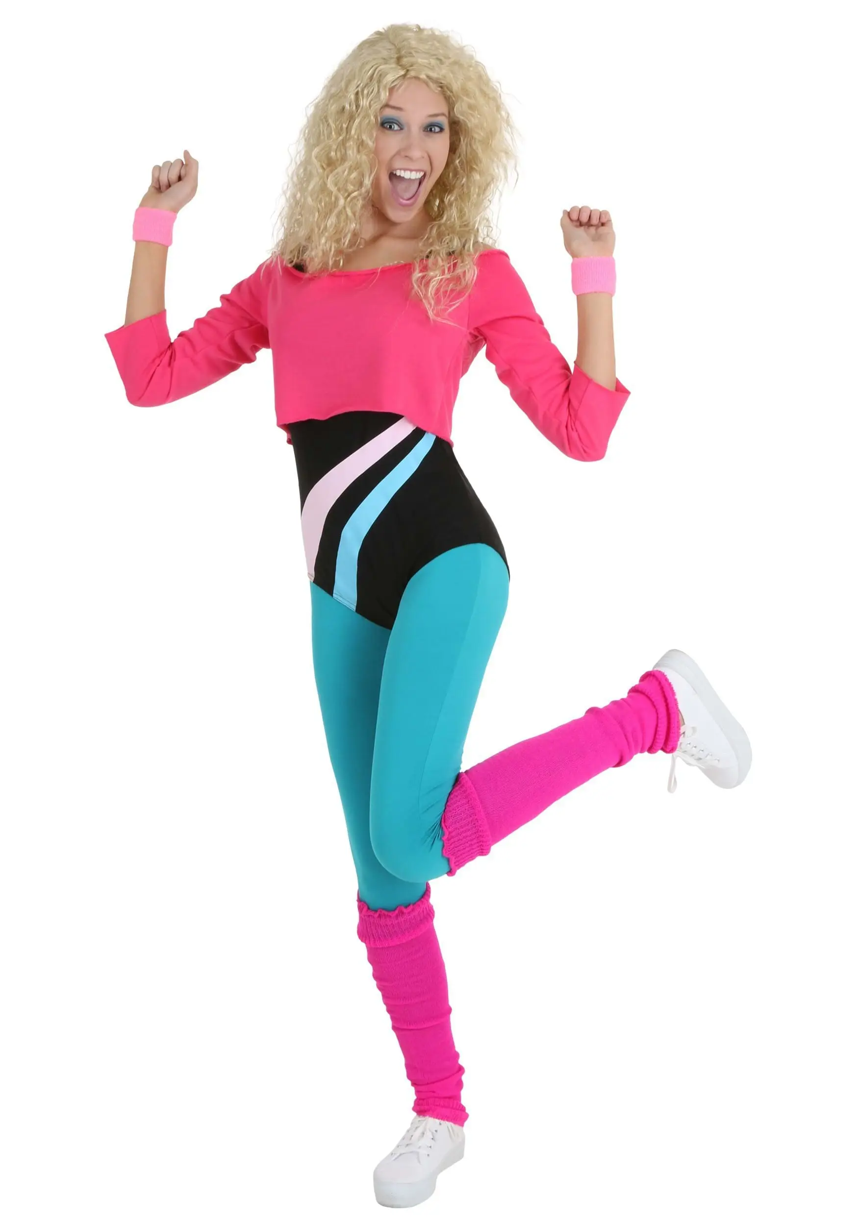 Fun Costumes Women's 80's Workout Girl Costume 3 Fun Costumes Women's 80's Workout Girl Costume