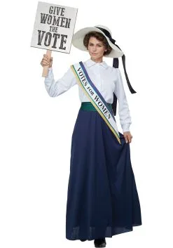 California Costume Collection American Suffragette Adult Costume