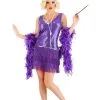 Fun Costumes Womens Amethyst Purple Flapper Costume -FUN COSTUMES Store womens amethyst flapper costume