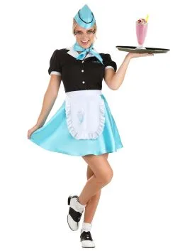 Fun Costumes Car Hop Waitress Costume For Women
