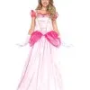 LEG AVENUE Classic Pink Princess Costume For Women -FUN COSTUMES Store womens classic pink princess