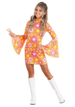 Fun Costumes Far Out Flower Costume Dress For Women