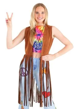 Fun Costumes Hippie Costume Women's Vest