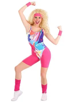Armada Jazzercise Costume For Women -FUN COSTUMES Store womens jazzercise costume alt 2