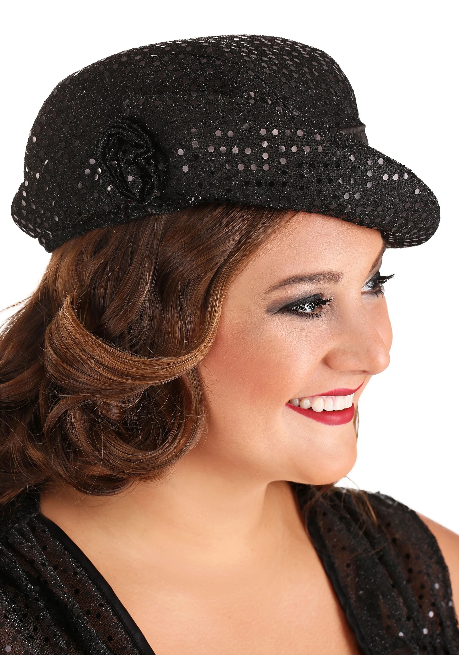 Fun Costumes Plus Size Black Jazz Flapper Costume 4 Fun Costumes Plus Size Black Jazz Flapper Costume - Image 2