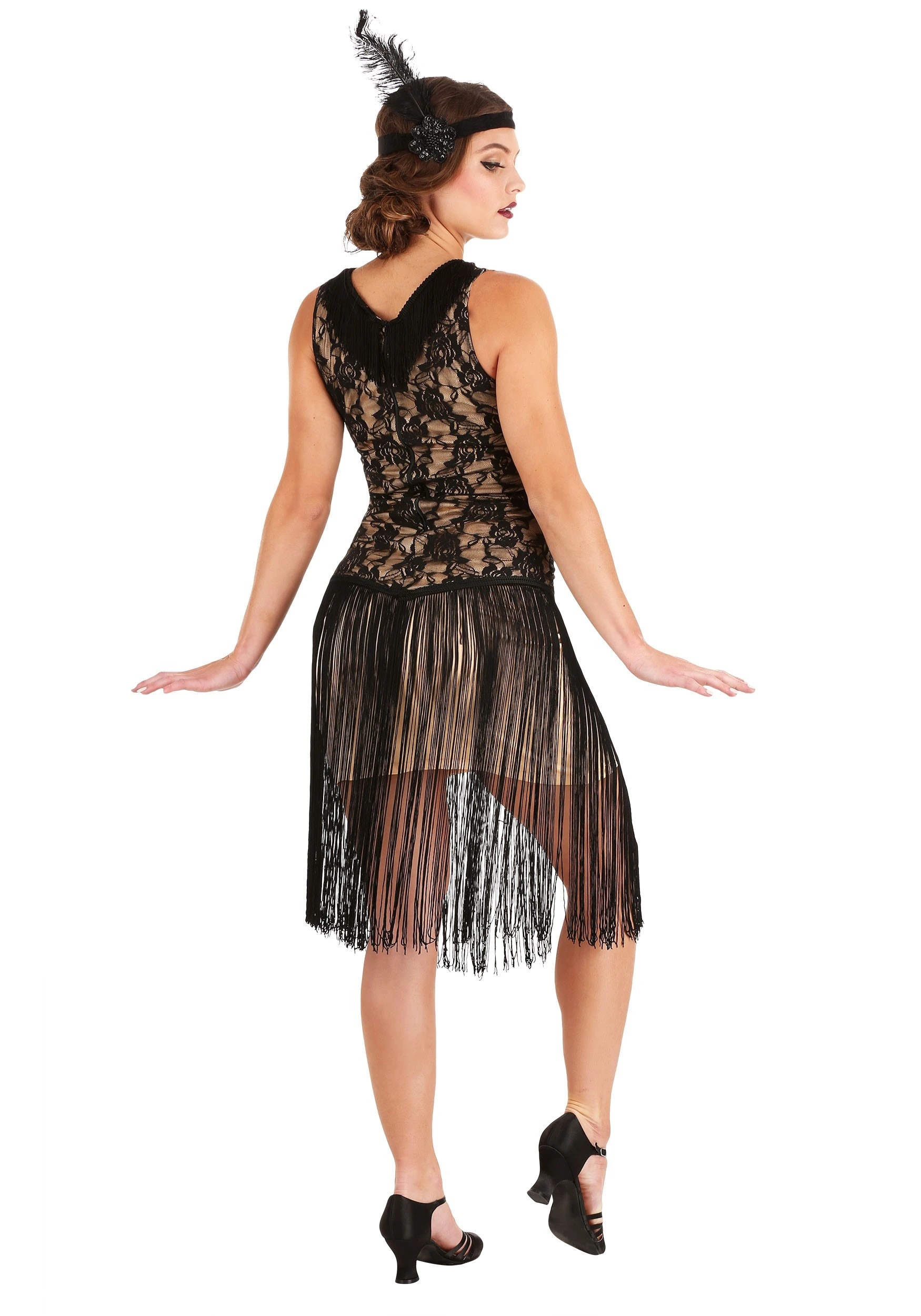 Fun Costumes Womens Speakeasy Flapper Plus Size Costume 4 Fun Costumes Womens Speakeasy Flapper Plus Size Costume - Image 2