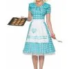 Forum Novelties, Inc Polka Dot Housewife Costume For Women -FUN COSTUMES Store womens polka dot housewife costume