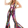Boloparty Rainbow Rave Disco Costume For Women