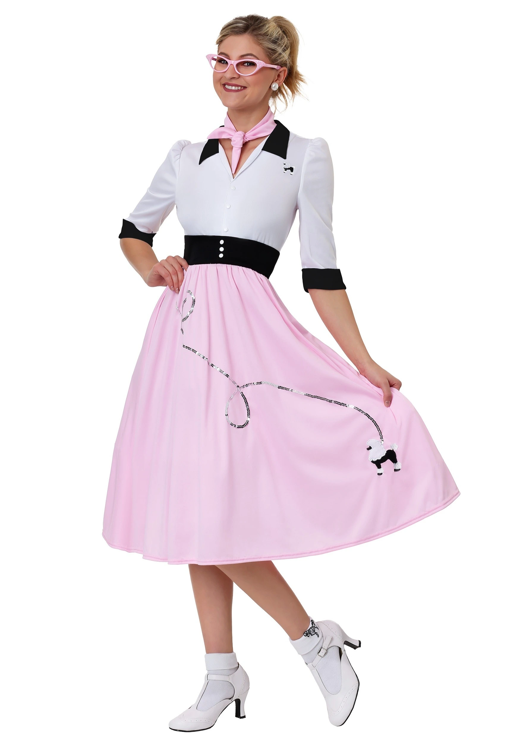 Fun Costumes Sock Hop Sweetheart Costume For Women 3 Fun Costumes Sock Hop Sweetheart Costume For Women