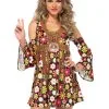 LEG AVENUE Women's Starflower Hippie Costume -FUN COSTUMES Store womens starflower hippie costume