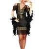 Dreamgirl Women's Swanky Flapper Costume -FUN COSTUMES Store womens swanky flapper costume