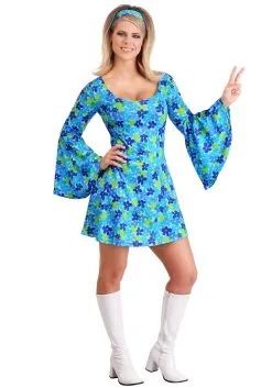 Fun Costumes Women's Wild Flower 70s Disco Dress Costume 7 Fun Costumes Women's Wild Flower 70s Disco Dress Costume -FUN COSTUMES Store womens wild flower dress costume 70s alt2