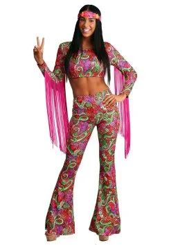 Fun Costumes Women's Hippie World Peace Costume 15 Fun Costumes Women's Hippie World Peace Costume -FUN COSTUMES Store womens world peace hippie costume alt 6