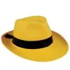 H.M. Smallwares Adult Yellow Fedora Costume Hat -FUN COSTUMES Store yellow fedora hat